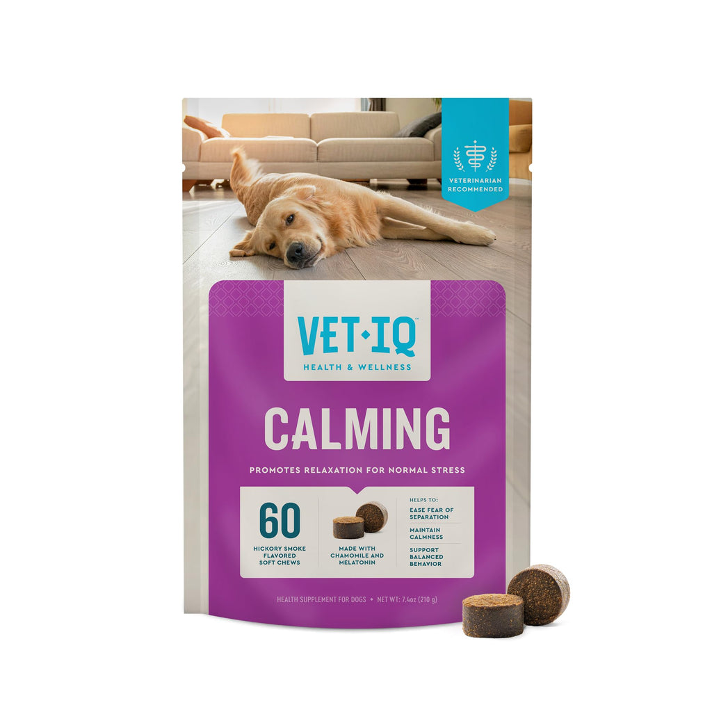 VetIQ Calming Support Chews for Dogs – 60 Count